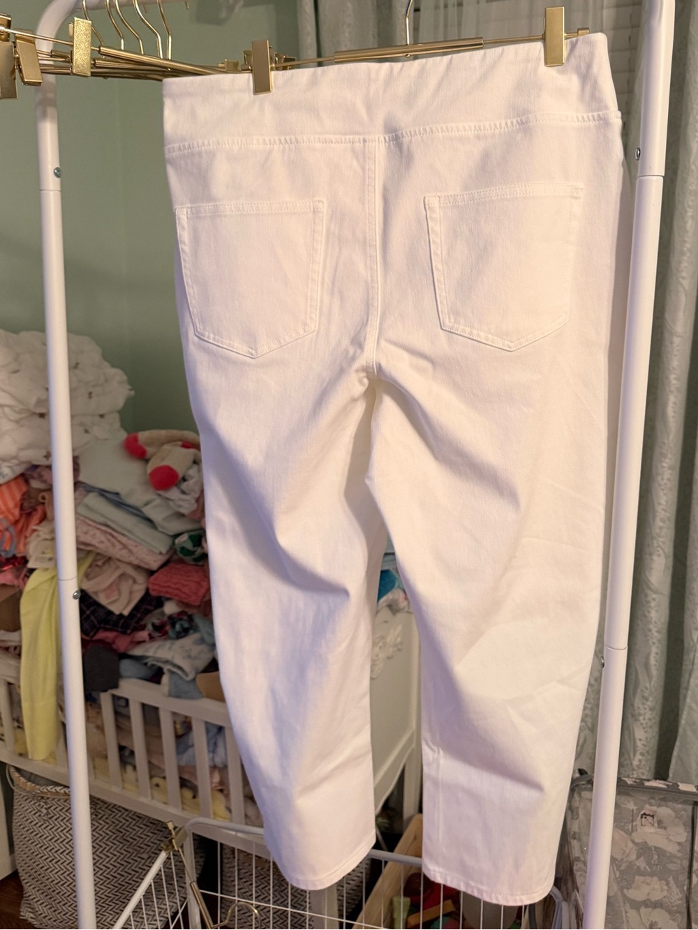 Belle by Kim Gravel Topstitch Cropped Jean